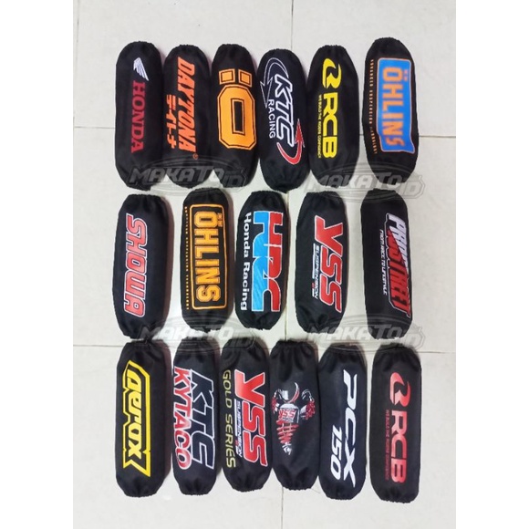 satu set satu pasang sarung shock cover shock tabung belakang beat vario scoopy mio bebek