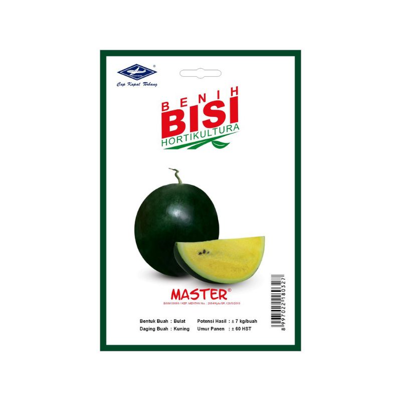 BENIH BISI SEMANGKA MASTER isi 30 biji