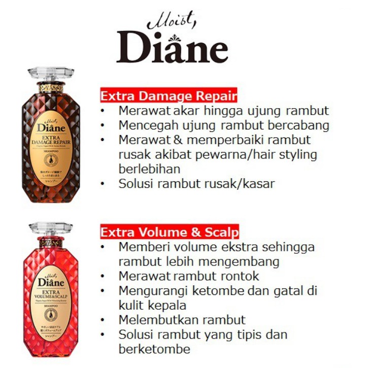 MOIST DIANE Shampoo &amp; Conditioner Treatment Perfect Beauty Extra Miracle You 450ml Pump