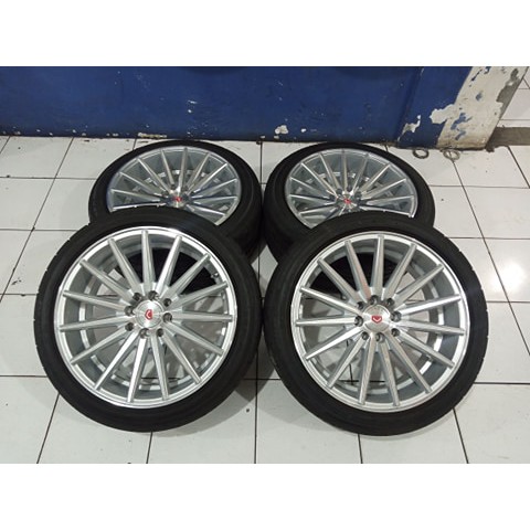 Velg Mobil Second Ring 17 Type Vossen Lebar 7,5 8 Offset 45 Pcd 4x100 4x114,3 Untuk Livina Xenia Jaz