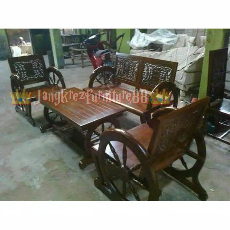 JUAL KURSI TAMU JATI RODA 211