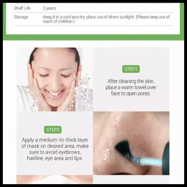 Breylee Blackhead Mask Step 1 Masker Pengangkat Komedo Ampuh