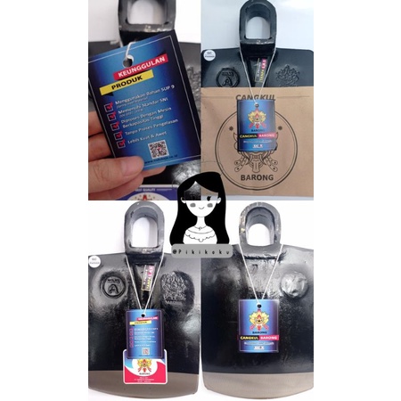 Pacul Baja asli cap Barong Cangkul Barong Pacul Barong Cangkul Baja tanpa las pacul sawah anti lengk