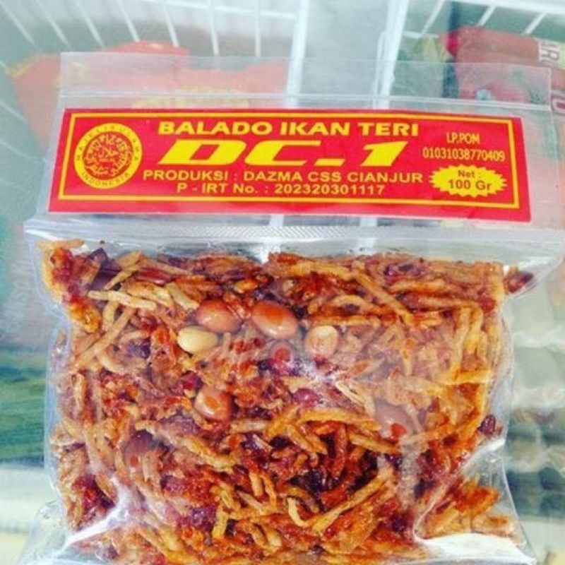 

Balado ikan teri