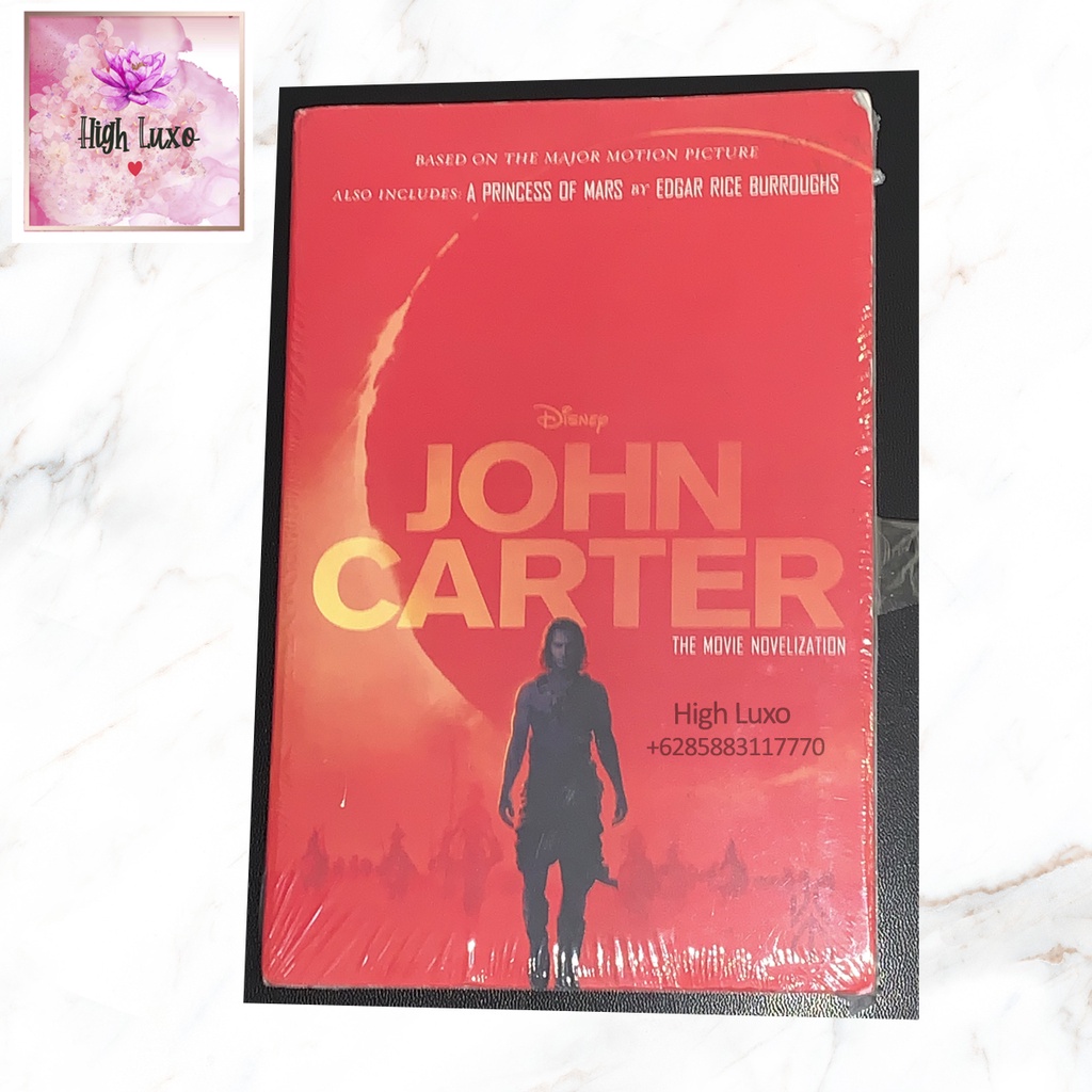 Buku Novel John Carter A Princess Of Mars Impor Import Inggris English Cerita Fiksi Story Book Origi
