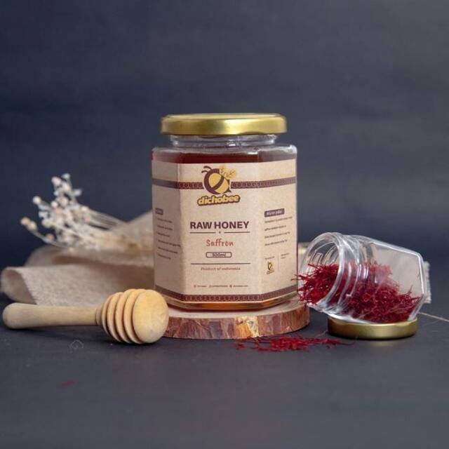 

Dichobee - raw honey saffron 200ml