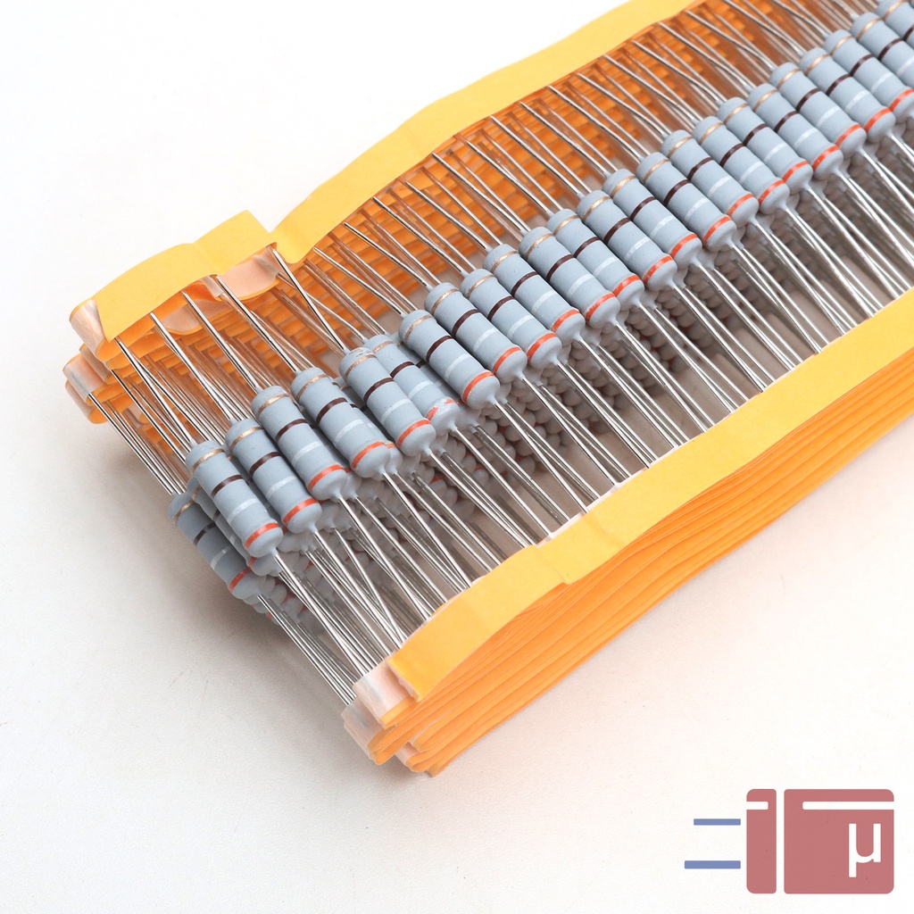 Resistor 390R 390 Ohm 2W Metal Oxide 5% Taiwan Kaki Tembaga