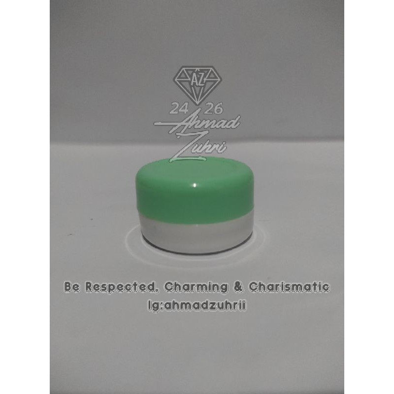 Pot Cream 5gr Hijau Putih PS - Pot Krim 5 gr Hijau - Pot Cream 5 Gram Hijau Putih - Pot Krim 5 gr