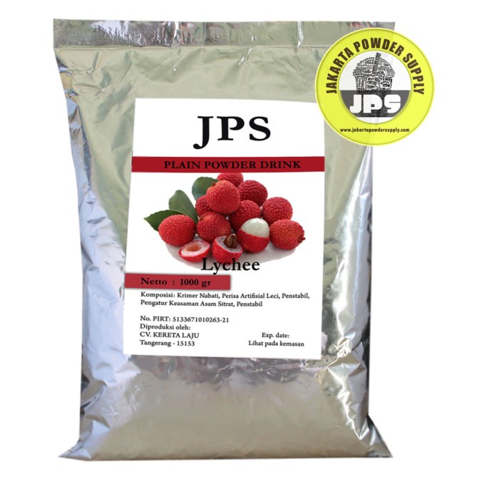 

Lainnya-Minuman-Bubuk- Bubuk Minuman Leci/Lychee Plain Powder Jps Tanpa Gula -Bubuk-Minuman-Lainnya.