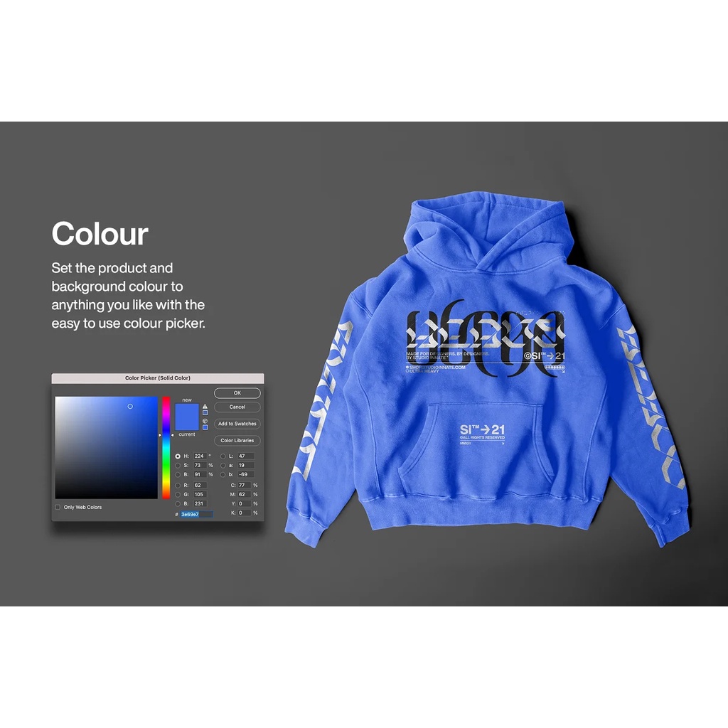 Ultra Heavy Hoodie Mockup Template Psd PhotoShop