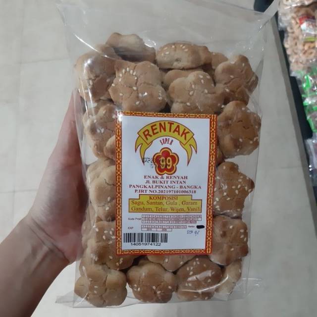 

Kue bangkit/kue rintak asli bangka