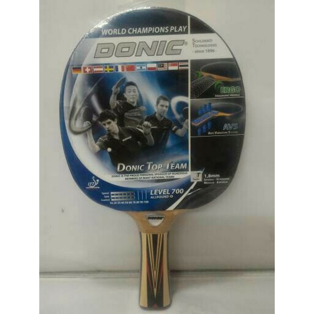 Bet bat tenis meja pingpong Donic Top team level 700 original gym