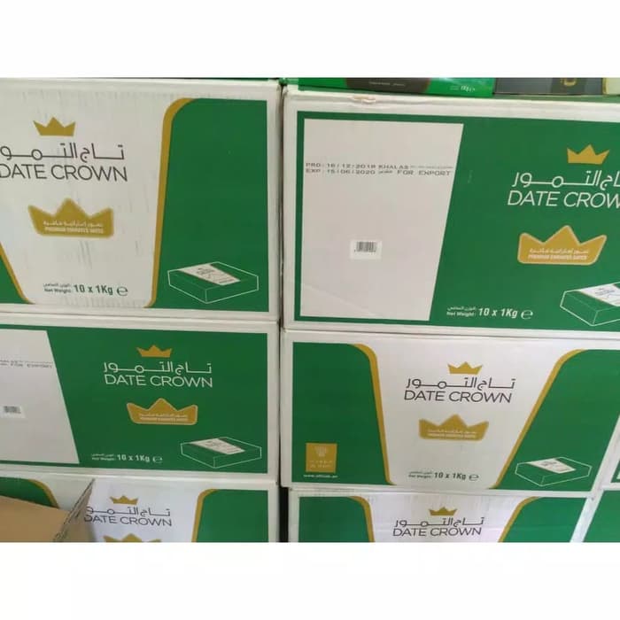 

BEST SELLER - KURMA KHALAS DATE CROWN 1KG 1 KG PREMIUM