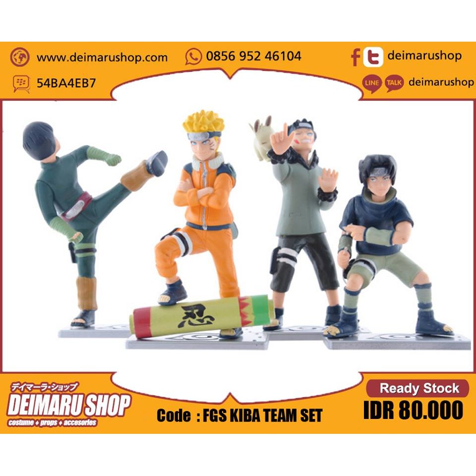 Figure Naruto Kiba Set
