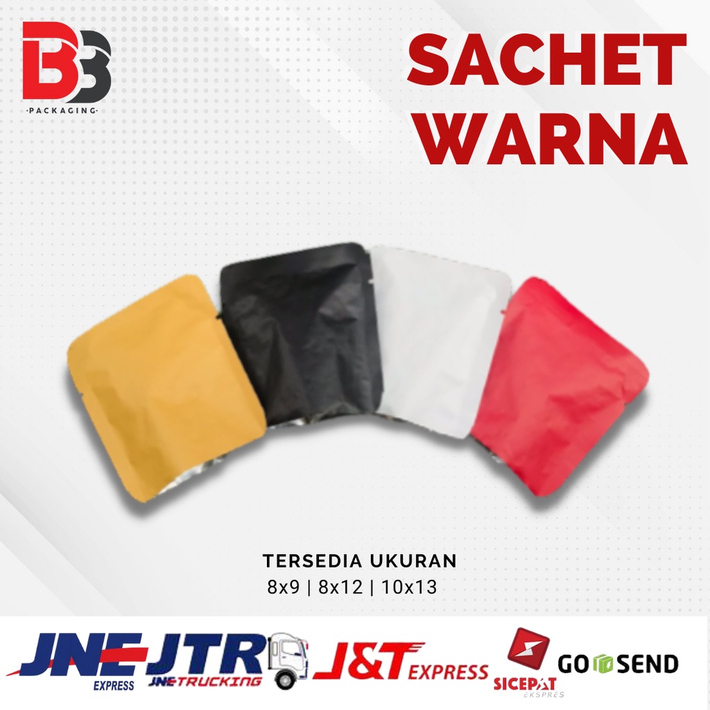 [100 PCS] SACHET FULL ALUMINIUM FOIL DOFF 8x9 15 gram