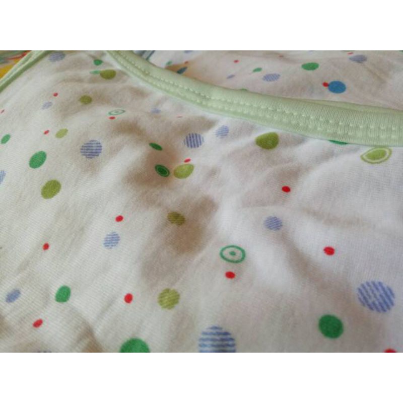 6 PCS POPOK Katun Saori Bahan Katun Combed Motif Sablon Warna