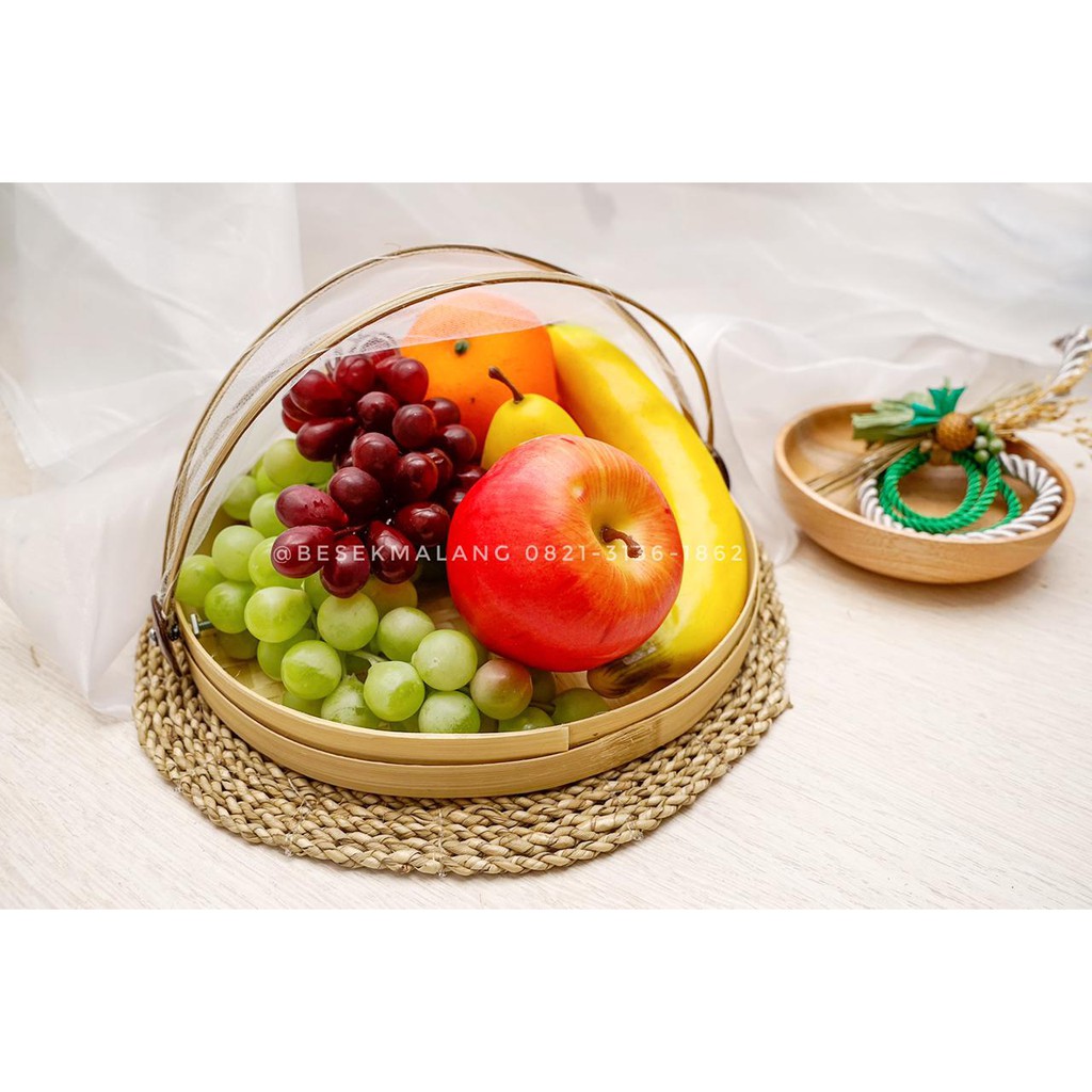 TUDUNG SAJI LIPAT SAMPING/TUDUNG SAJI BAMBU/WADAH MAKANAN