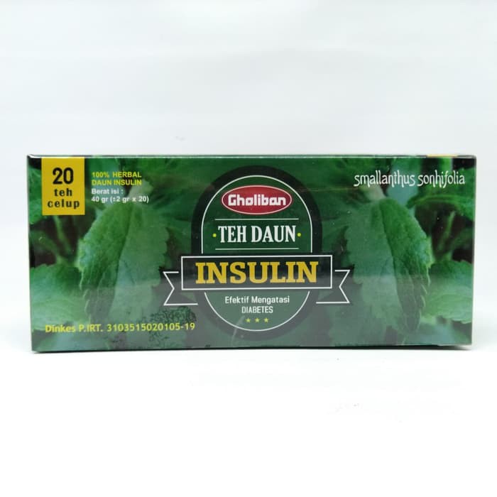 

Expired 10 2024 teh celup daun INSULIN yakon GHOLIBAN