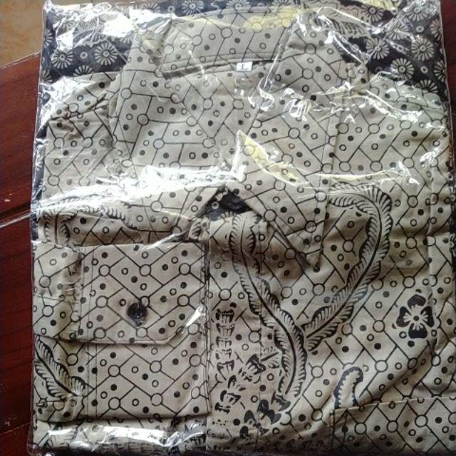 Hanangkara Mewah Ori Rajasakti Kemeja Batik Pria Lengan Panjang Katun Primisima Berkualitas