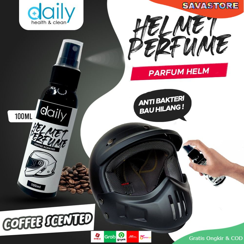 SPRAY PENGHARUM HELM - CAIRAN PENGHILANG BAU APEK HELM - ANTI BAKTERI - DAILY HELMET PERFUME - PARFUM HELM