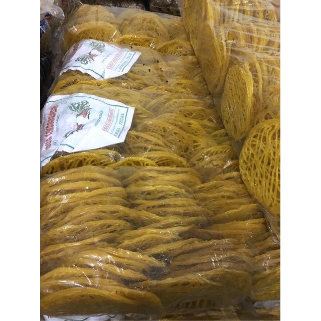 Kerupuk Mie Besar asinan 1kg / Krupuk Mie besar Kuning untuk asinan 1 kg / Kerupuk mie kuning 1kg