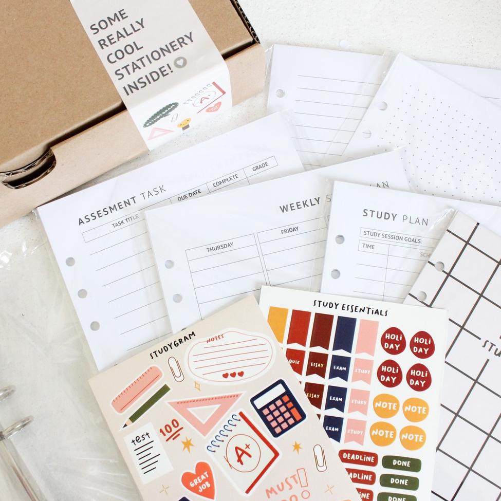 

i48★ Paperie Lab - A5 Study Planner Bundle Set