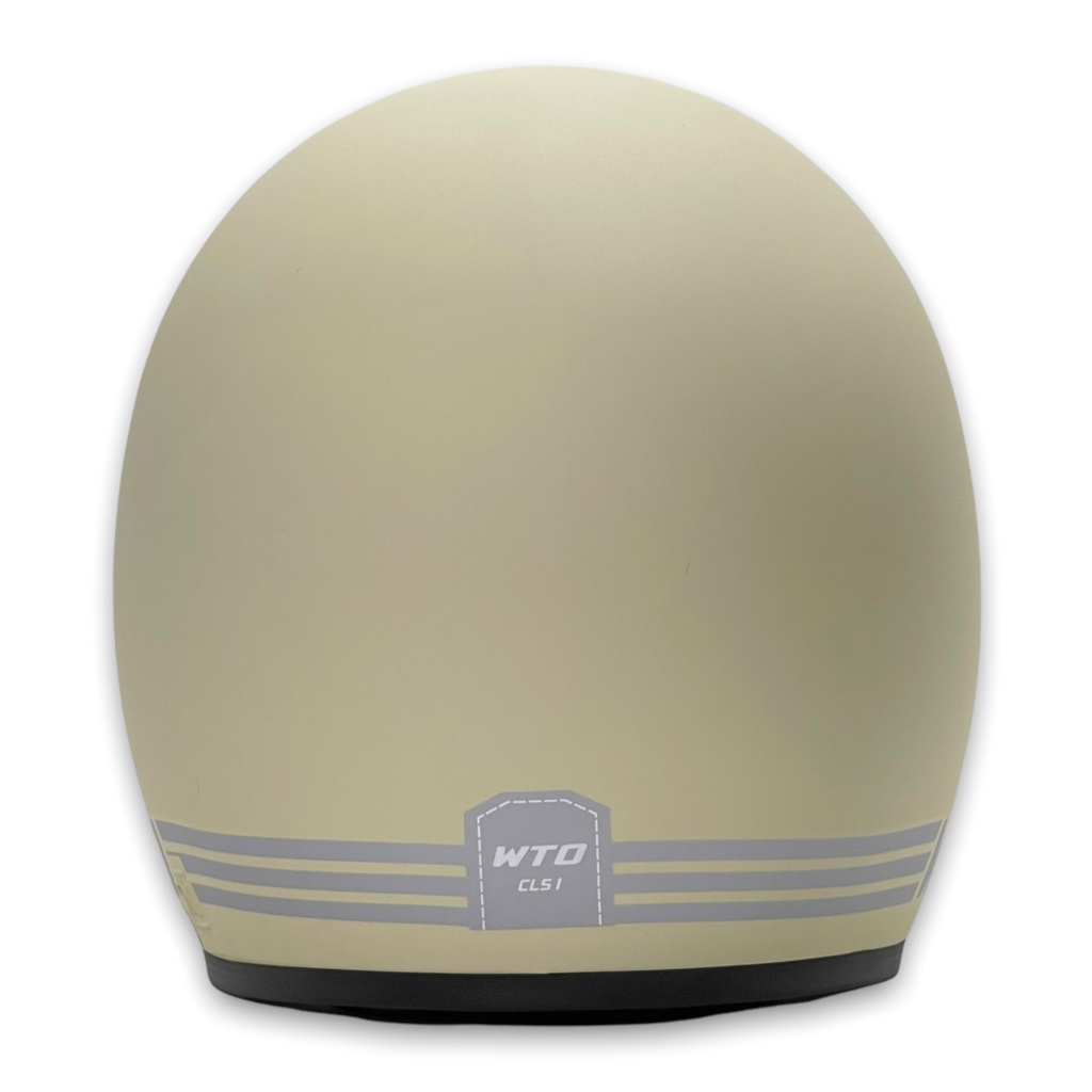 [Helm Dewasa] WTO Helmet Retro Pet - CLS1 - Cream Doff