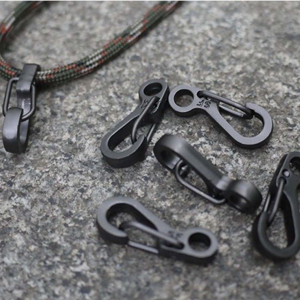 Needway  EDC Tool Buckle Hanging Key Chain EDC Tool Hang Biner Buckle Survival Snap Key Hook/Multicolor