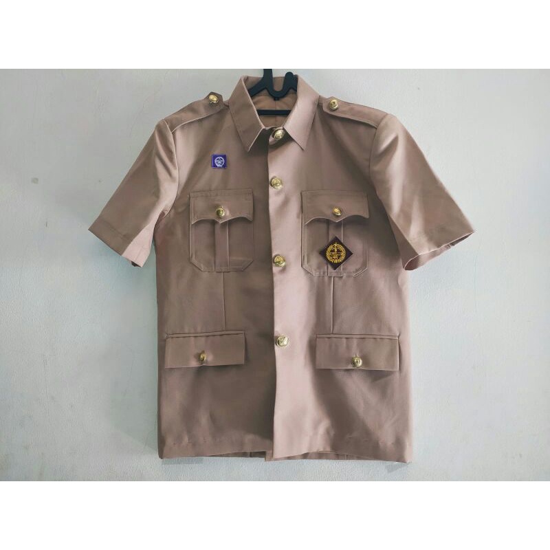 BAJU PDU PRAMUKA Putra Bahan Rapilo  Perlengkapan Pramuka