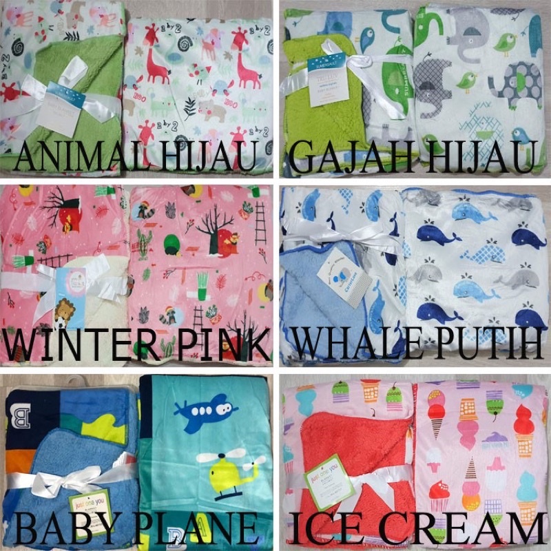 Selimut Double Fleece Harga Gosir