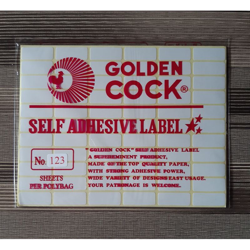 

stiker label polos no.123