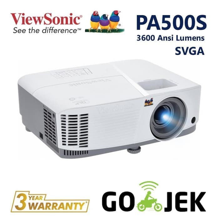 PROYEKTOR VIEWSONIC PA500S DLP 3600 LUMENS PROJECTOR INFOCUS