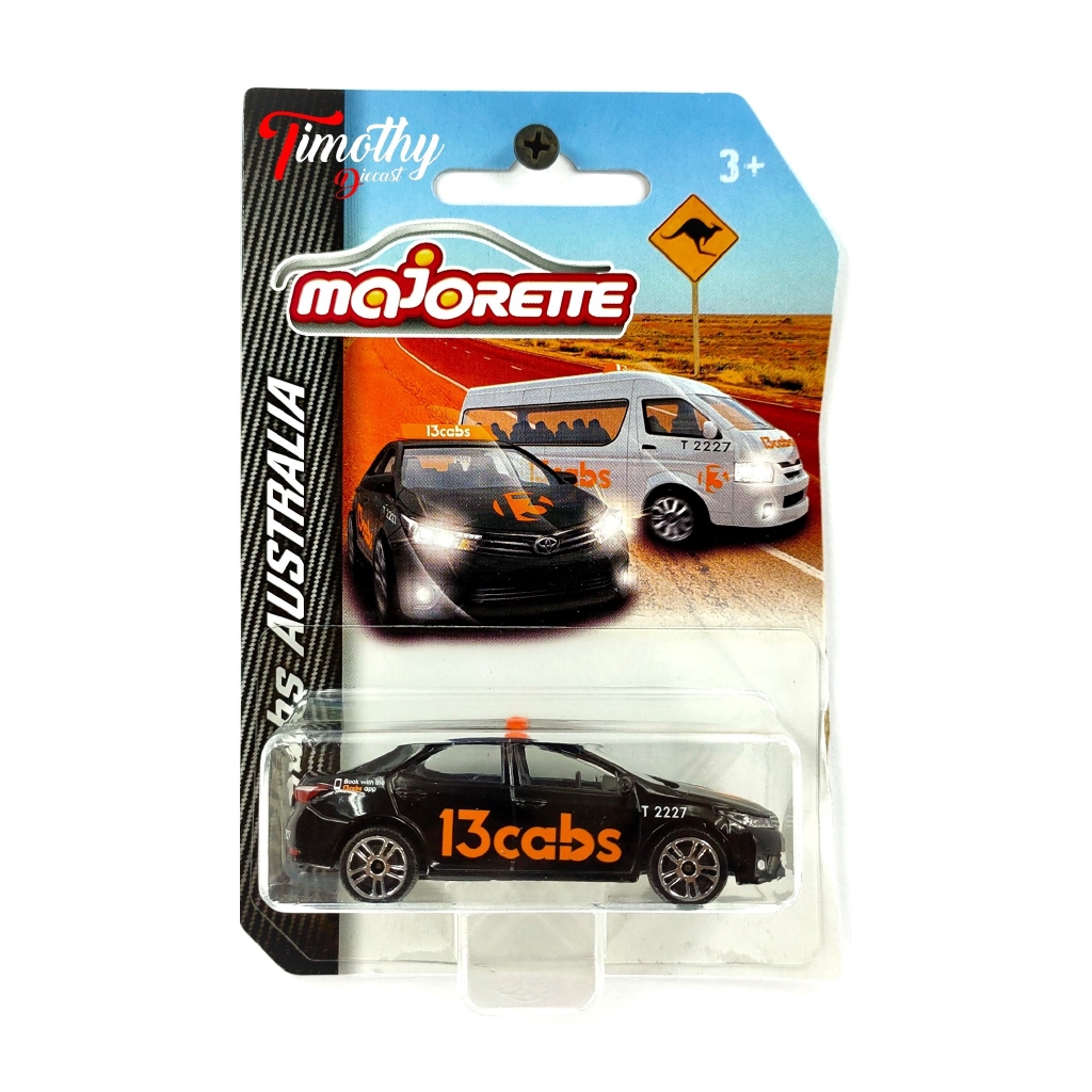 Majorette Toyota Corolla Altis Hitam Cabs Australia
