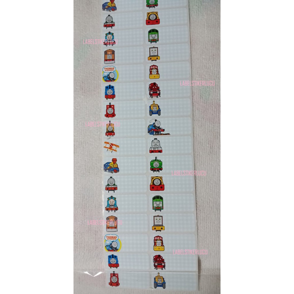 

Sticker Label Motif Thomas (isi 42pcs) variasi gambar