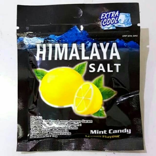 

Permen Himalaya Salt Sport Candy / Himalaya Salt Mint Candy / Permen Himalaya Rasa Lemon Mint Pcs