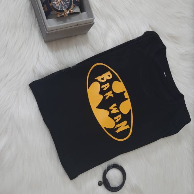 KAOS BAJU UNIK KAOS LUCU BAKWAN PLESETAN BATMAN READY S M L XL XXL