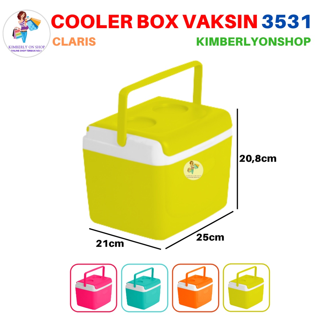 Cooler Box Vaksin vaccine cool box vaksin 5,5 Liter 3531 Claris