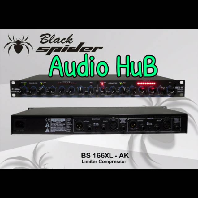 LIMITER COMPRESSOR BlACK SPIDER BS 166XL AK BLACKSPIDER BS 166 XL ORI