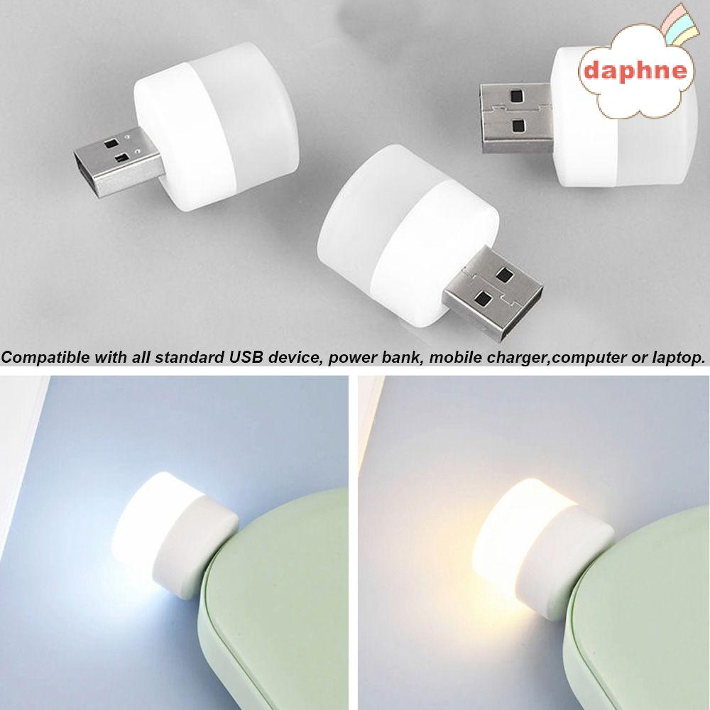 Mini USB Light Lampu Tidur Lampu Baca USB putih/warm white travel