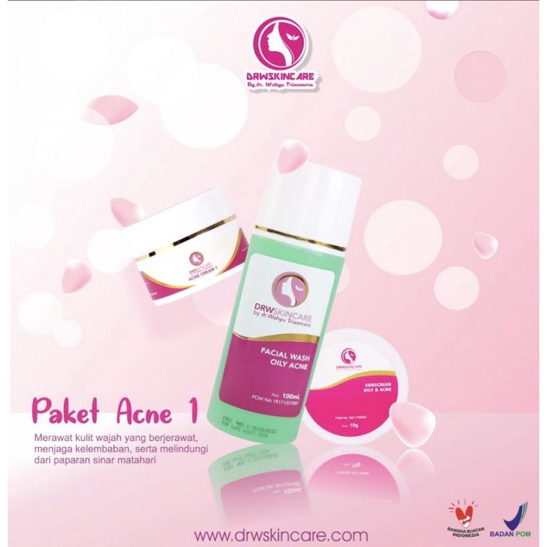 DRW Skincare Paket Acne 1 2 3