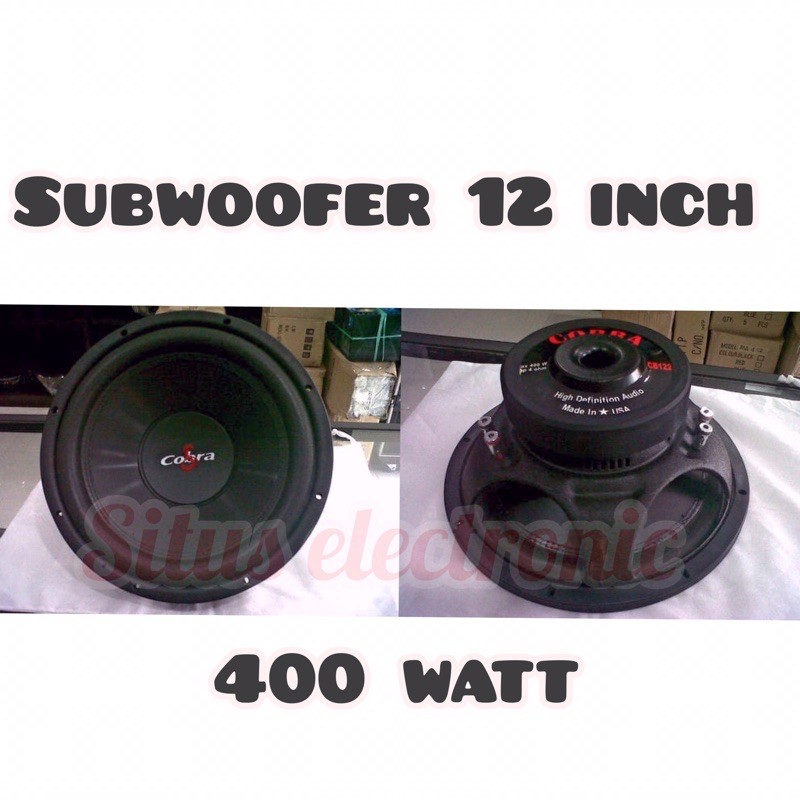 subwoofer 12 inch double coil cobra cb122 big magnet speaker subwoofer 12 inch
