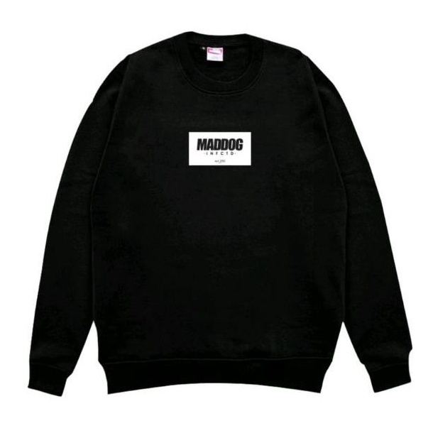 Maddog infected - sweater Crewneck Box Black Catton