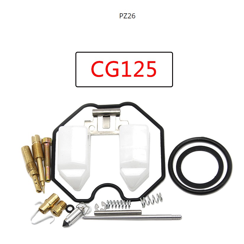 ZSDTRP Motorcycle Keihin PWK Carburetor PZ26 PZ27 PZ30 Repair Kits CG125 CG150 CG200 Carb For CG200~250CC Motorcycle Repair Kit-2