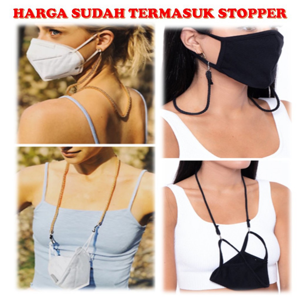 P0 Kalung Strap Masker Tali Masker Chain Mask Hanging Korean Rantai Series Multifungsi Lanyard masker / SS003