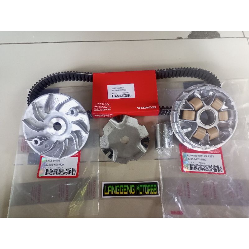 PAKET RUMAH ROLLER BEAT DELUXE/GENIO/SCOOPY 2018-2022-KOJ