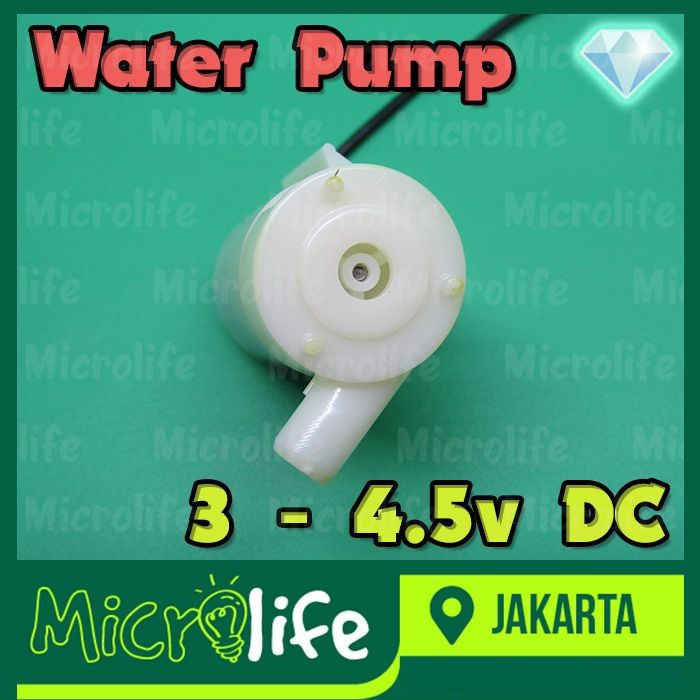 Micro Submersible Water Pump DC 3-4.5v Pompa Air Mikro