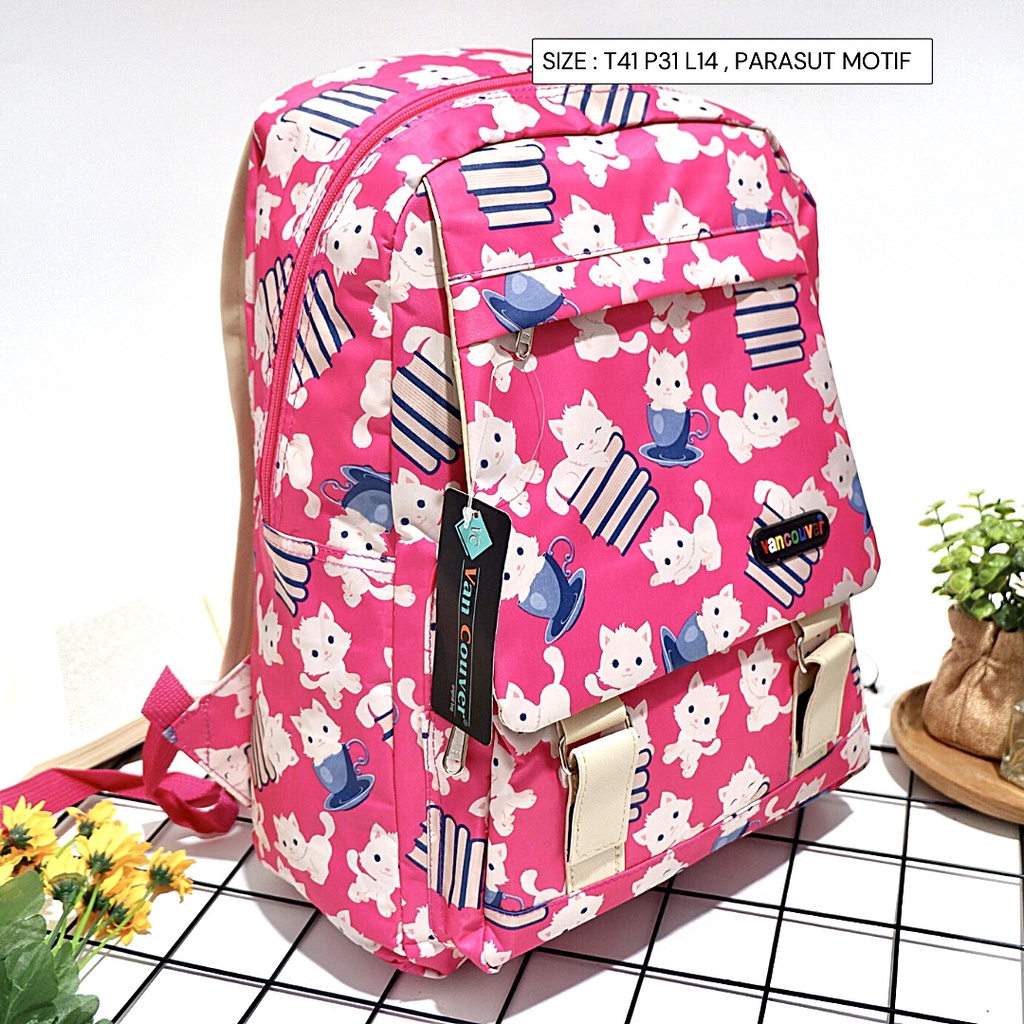 TAS RANSEL SEKOLAH PROMO NEW ARRIVAL BACKPACK LOKAL COD MURAH MERIAH DETAIL ANTI AIR MOTIF KARAKTER