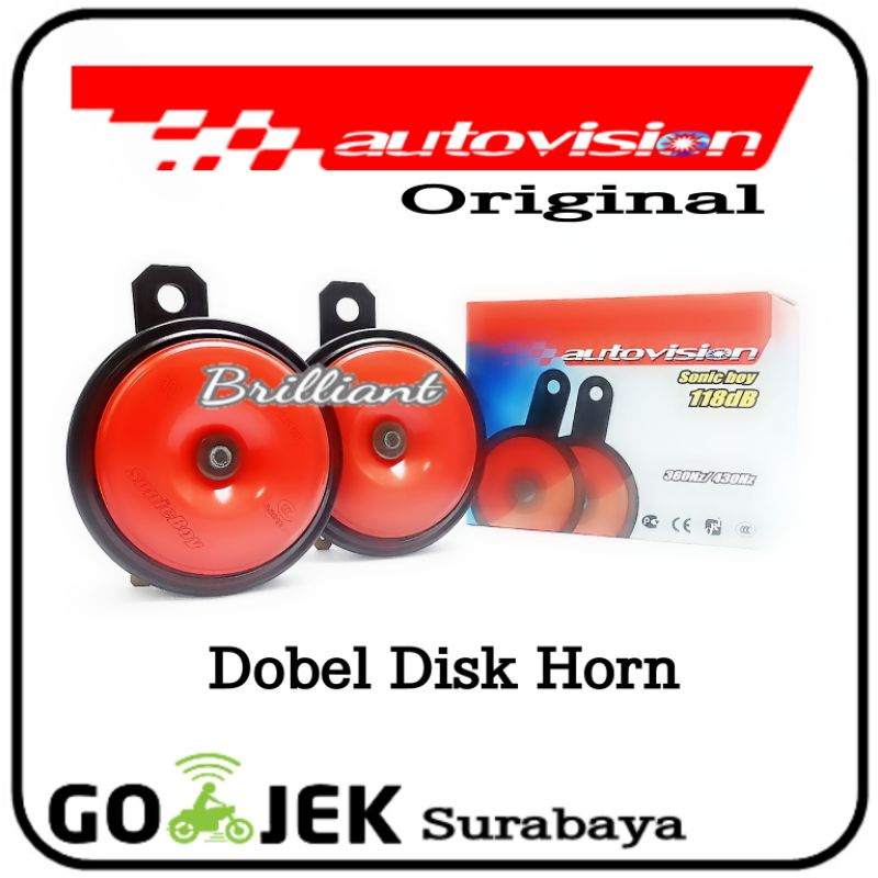 Horn / Klakson - Disk dan Keong - Bisa Mobil dan Motor