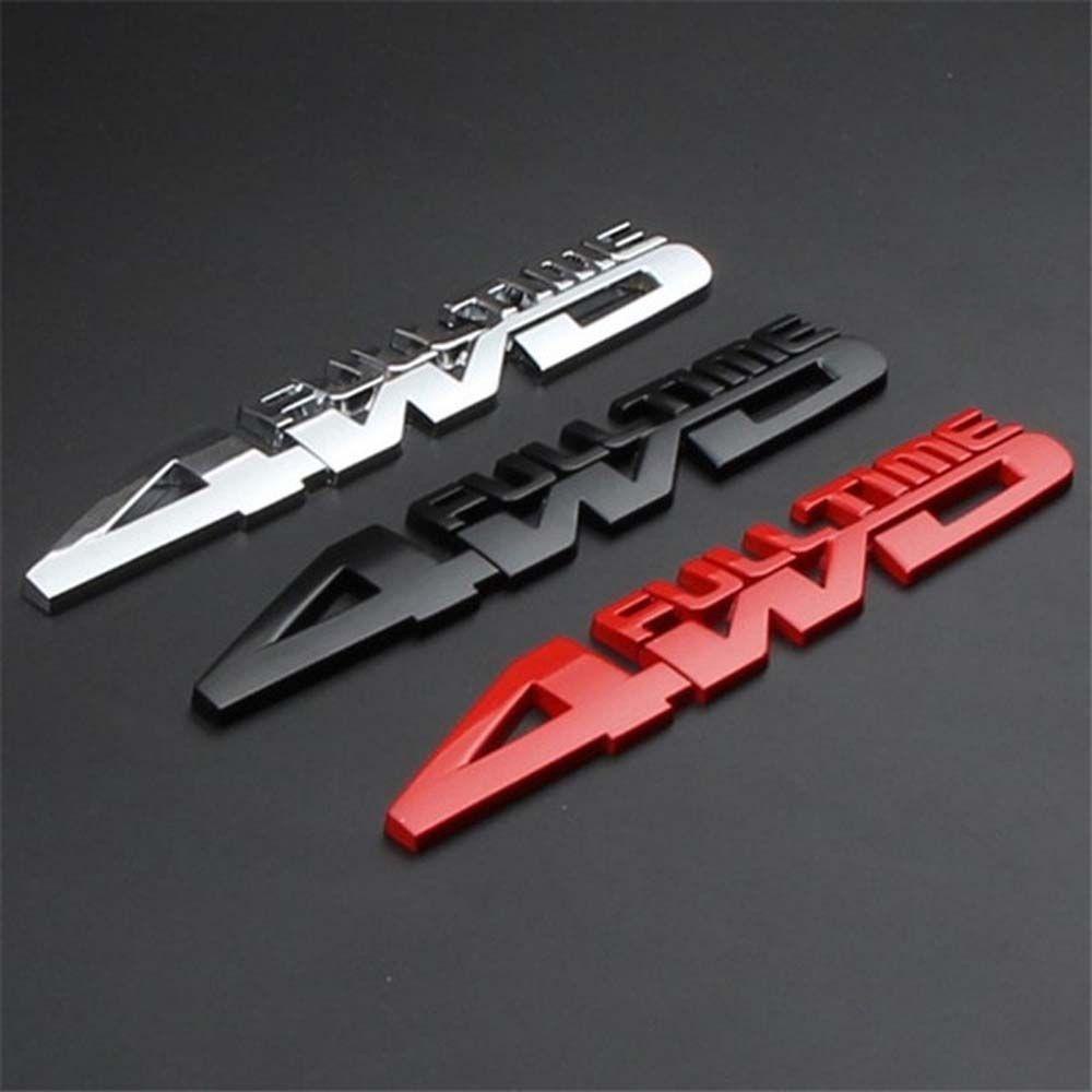 REBUY Rebuy 3D Stereo Stiker Mobil Personalize Self-adhesive Dekoratif Tag Badge Decals Zinc alloy Mobil styling Aksesoris Mobil Side Fender Decal