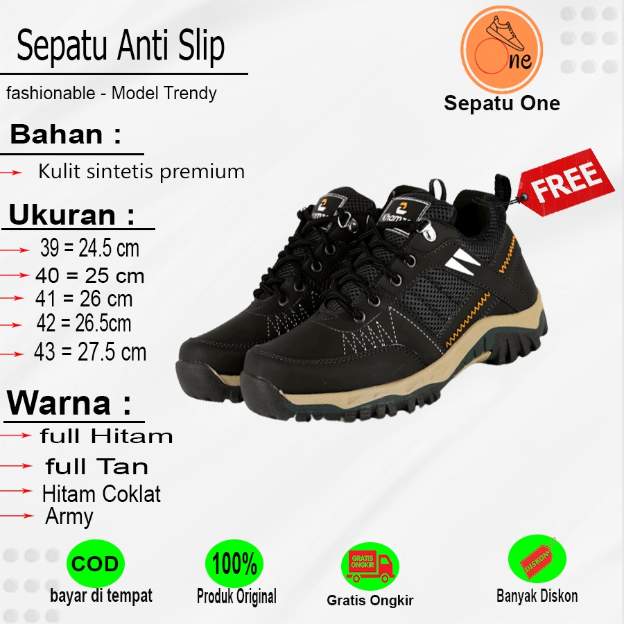 Sepatu Sneakers Pria Spatu Sapatu Sneaker Casual Outdoor Adventure Original Import Kasual Kulit Shoe